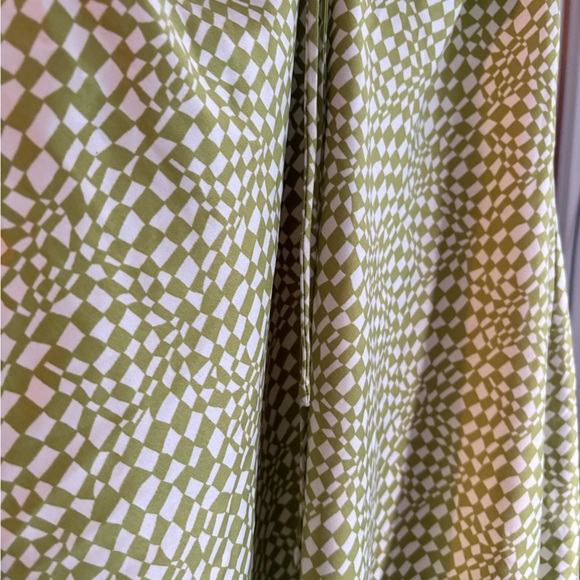 Dynamite Olive Patterned Mini Dress - Picture 2 of 2